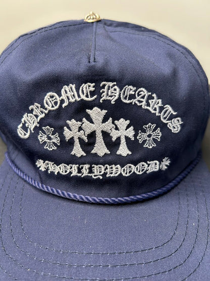 New Chrome Heart Navy Red Cement Hat