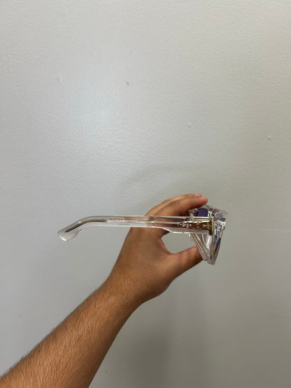 Preowned Chrome Heart Clear Charismadick Frames