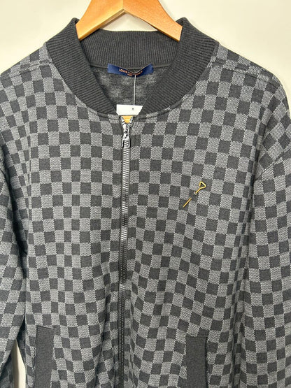 Preowned Louis Vuitton Damier Zip Jacket size L