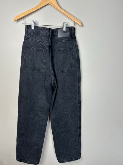 New Loewe Logo Knee Black Denim size 30