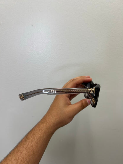 Preowned Chrome Heart Penetranus Rex Grey Frames