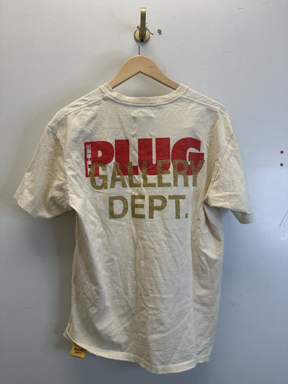 Preowend Gallery Dept Doc Johnson Cream Tee size M