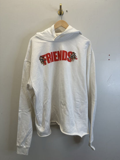 Preowned Vlone Cherub White Hoodie Size Large