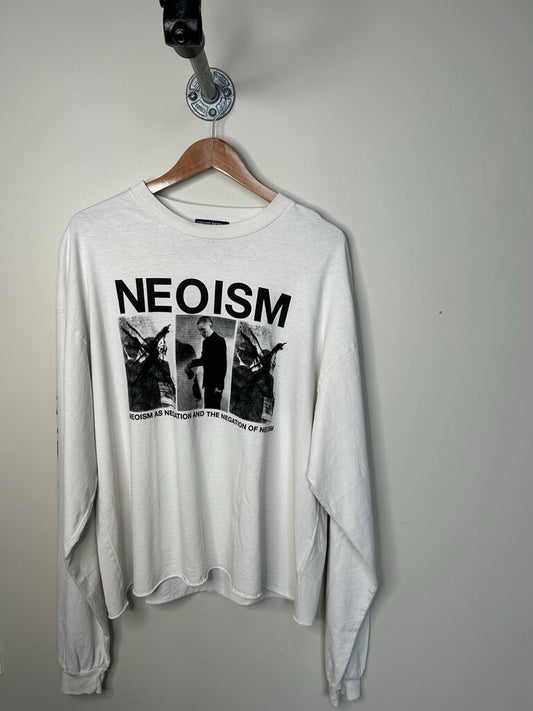 Preowned ERD Neoism White Long Sleeve Size Large