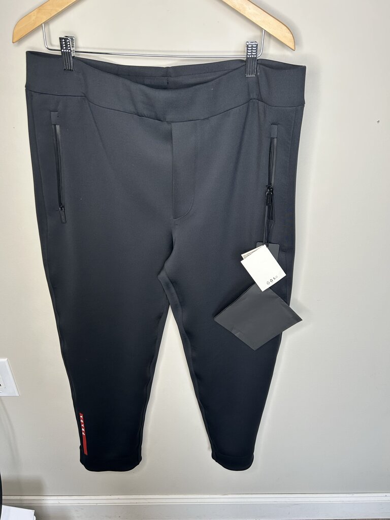 New Prada Black Track Sweatpants size 3XL