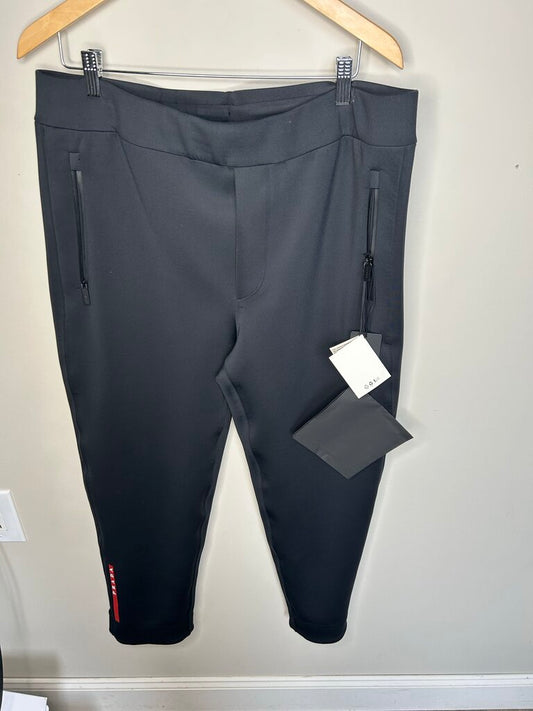 New Prada Black Track Sweatpants size 3XL