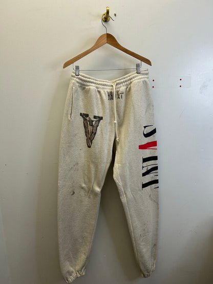 Preowned Saint Michael Vlone Grey Sweatpants Size Large