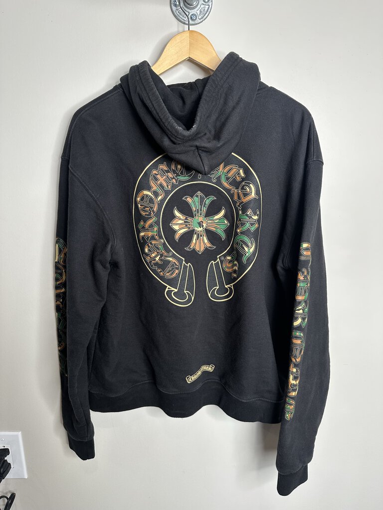 Preowned Chrome Hearts Camo Zip Hoodie sz.S