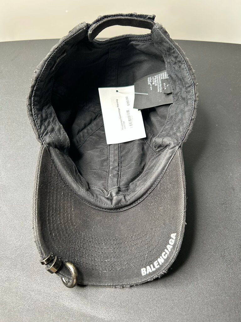 Preowned Balenciaga Piercing dad Hat