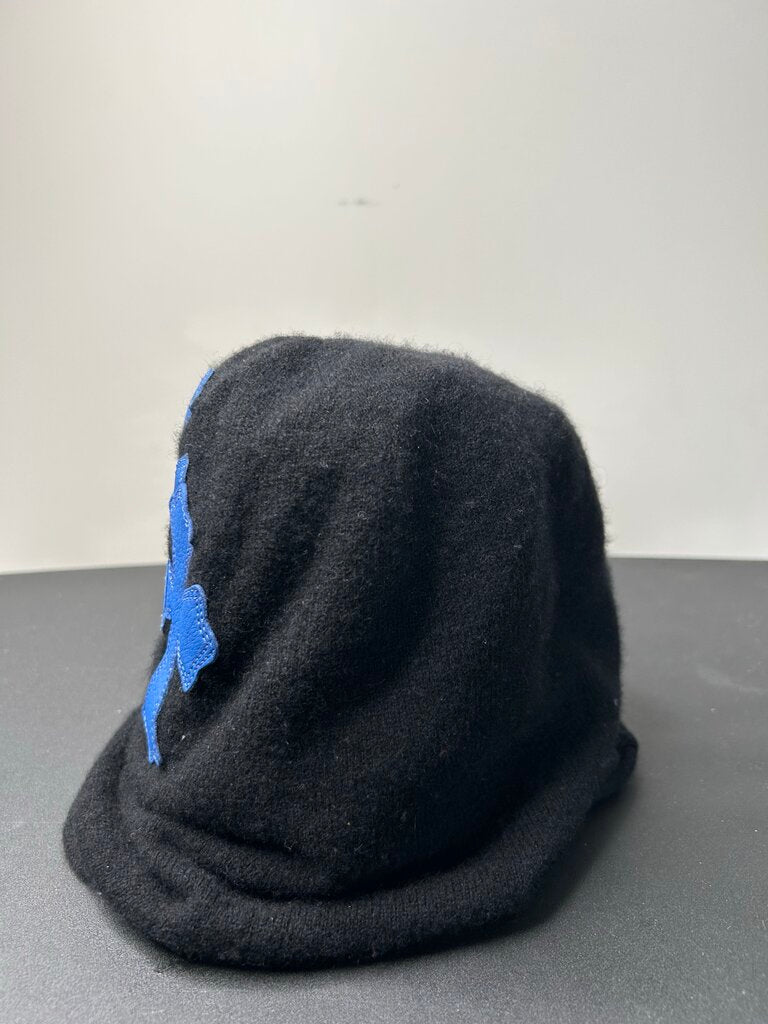 Preowned Chrome Hearts Blue patch Mask Beanie