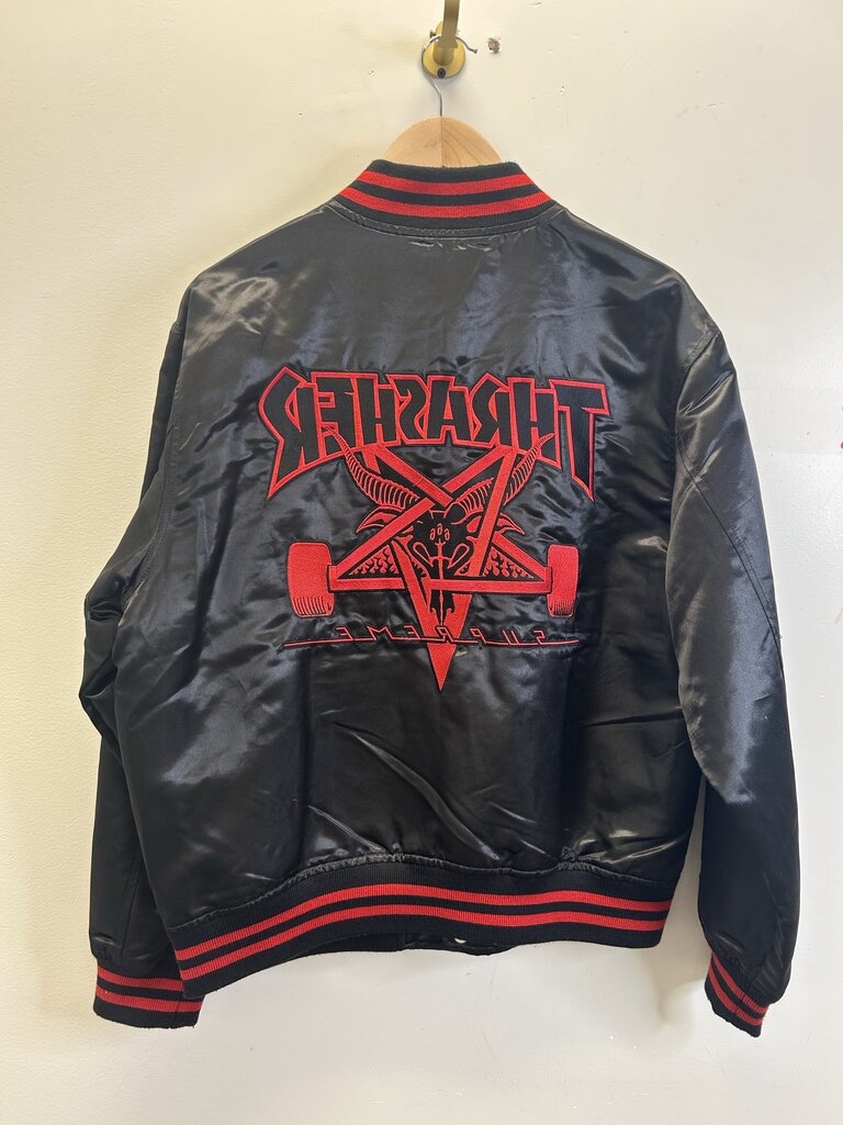 New Supreme thrasher Black Varsity Size Medium