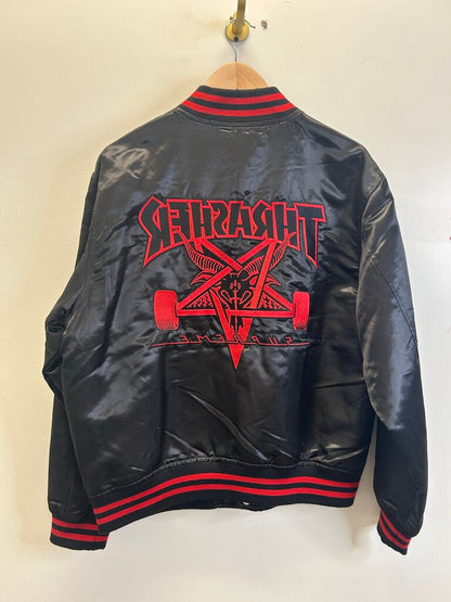New Supreme thrasher Black Varsity Size Medium