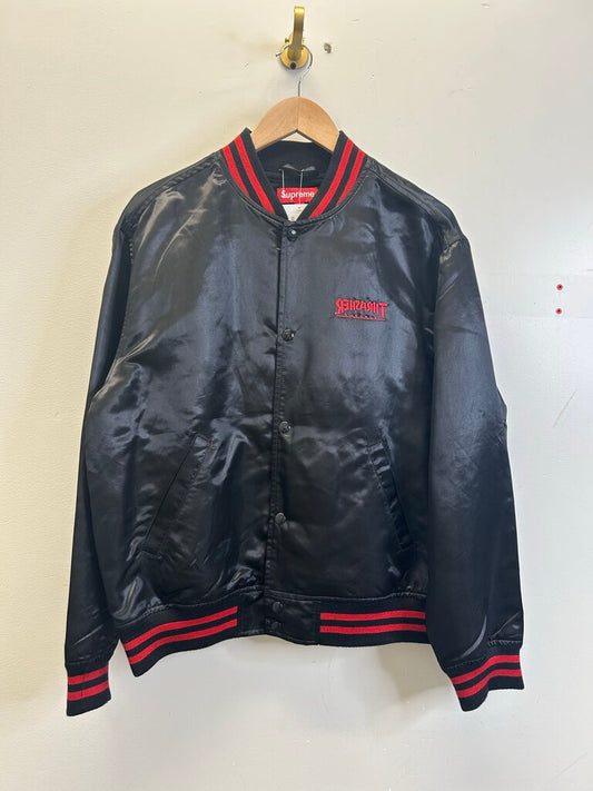 New Supreme thrasher Black Varsity Size Medium
