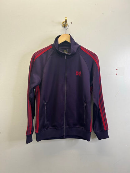 Preowned Needles Purple Red Track Jacket Size Small