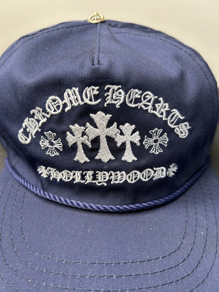New chrome hearts hat Navy Red