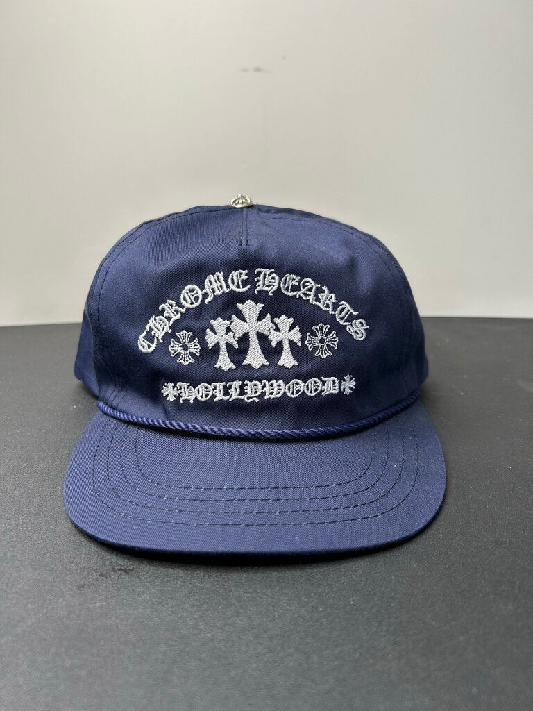 New chrome hearts hat Navy Red