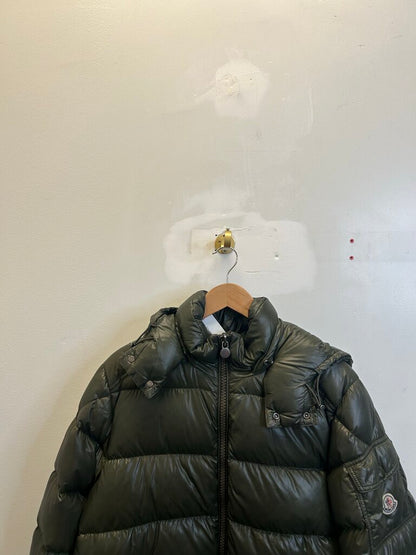 Preowned Moncler Jacket Dark Green Sz.3