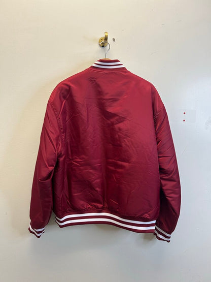 New Sinclair Baseball Red Jacket Size Medium