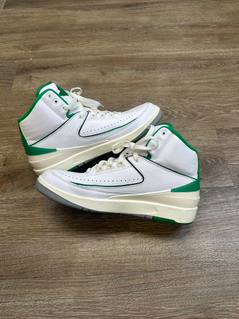 Preowned Jordan 2 Lucky Green Size 9