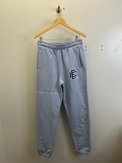 New Eric Emanuel Light Blue Sweatpants Size Large