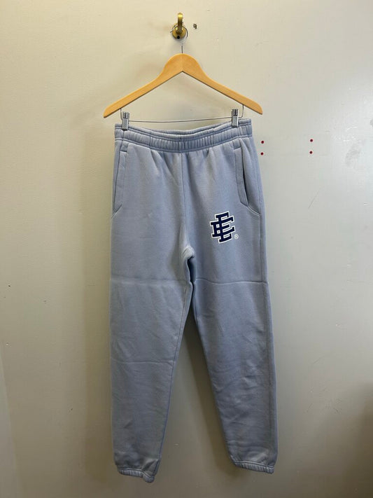 New Eric Emanuel Light Blue Sweatpants Size Large