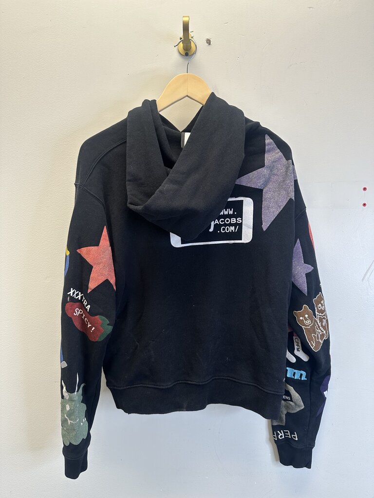 Preowned CPFM Marc Jacobs Black Hoodie Size XS