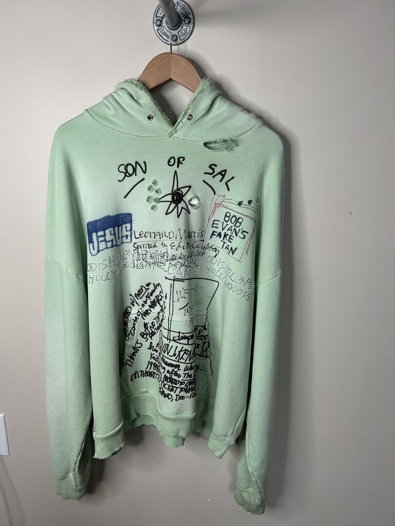 Preowned Paly Son Of Sal Mint Hoodie Size M/L
