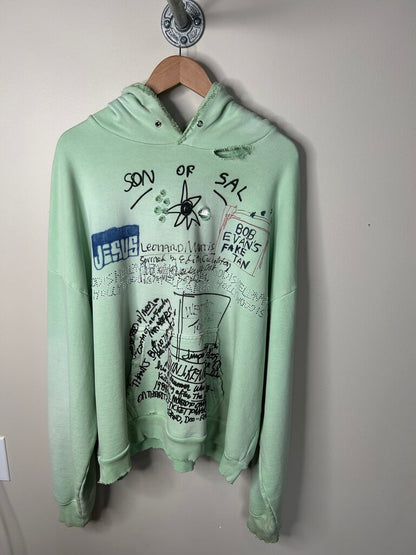 Preowned Paly Son Of Sal Mint Hoodie Size M/L
