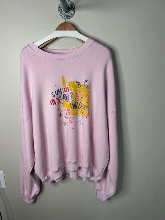 New Paly Pink Crewneck Size XL