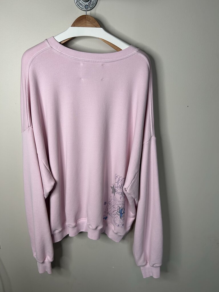 New Paly Pink Crewneck Size XL