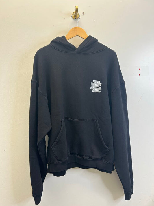 New Eric Emanuel Black Grey Hoodie Size Small