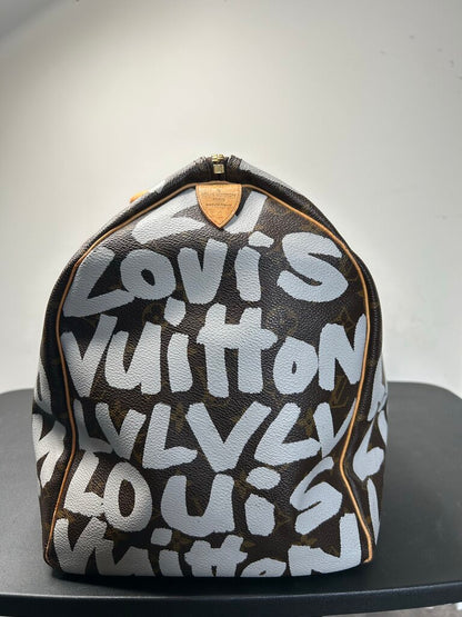 Preowned Louis Vuitton Stephen Sprouse Brown Keepall