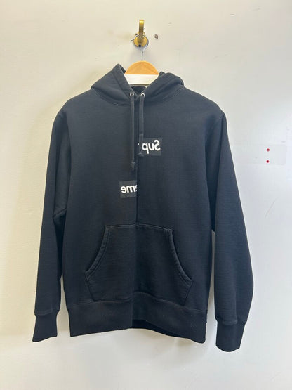 Preowned Supreme CDG box logo black Sz.Small