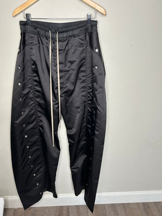 Preowned Rick Owens Pusher Flap Black Pants Size 38