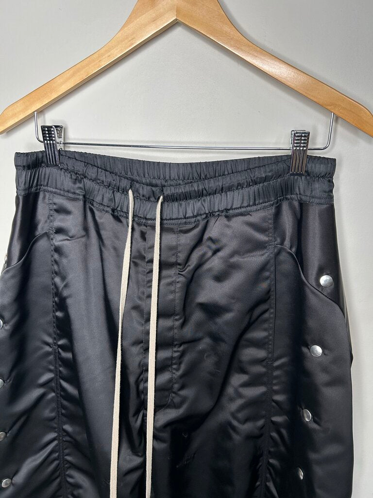 Preowned Rick Owens Pusher Flap Black Pants Size 38