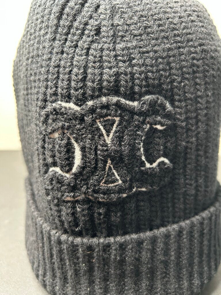 New Celine Black Knit Beanie