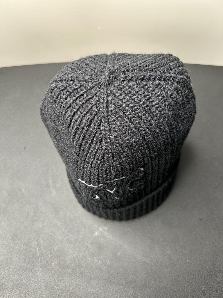 New Celine Black Knit Beanie