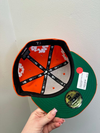 Preowned Denim Tears Fitted Orange sz.7.5