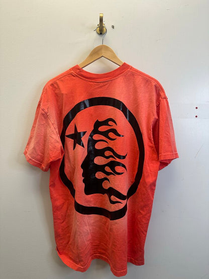 Preowned Hellstar Red Asics Logo Tee sz.XL