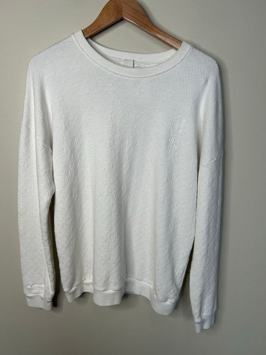 Preowned Chrome Hearts White Monogram Crewneck Size Medium