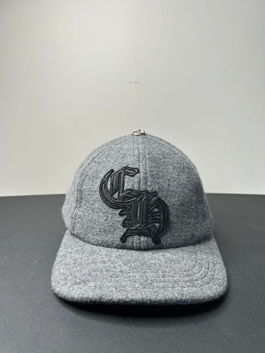 New Chrome Hearts Grey Wool CH Hat