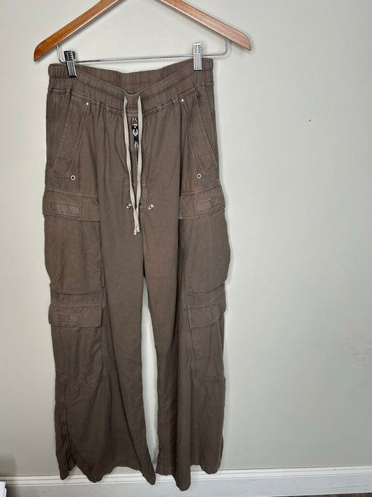 Preowned Rick Owens Brown Cloth Bela Cargo sz.M