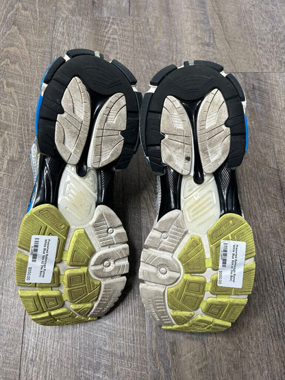 Preowned Balenciaga Runner White Blue Size 42 (No Box)