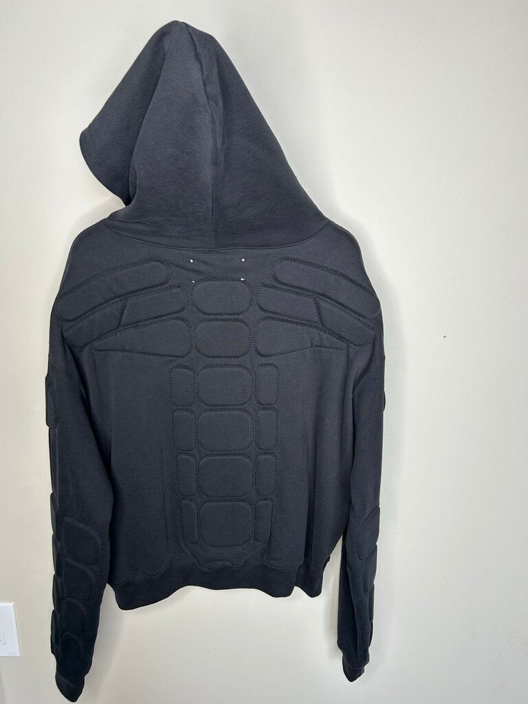 Preowned Satoshi Black Padded Hoodie Size M
