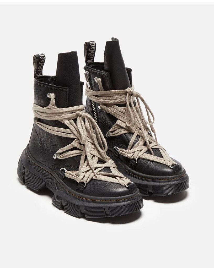 New Rick Owens Doc Martin Megalace Size 7.5