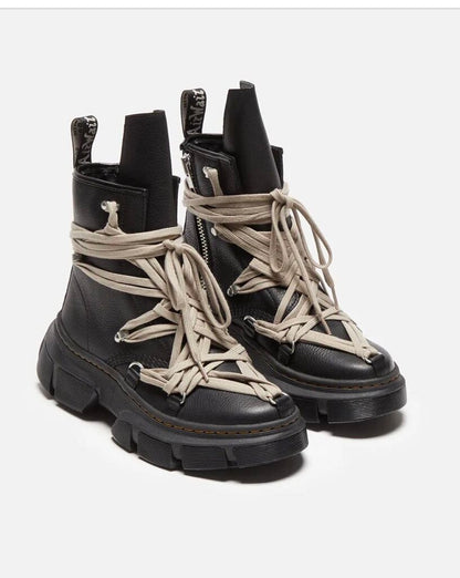 New Rick Owens Doc Martin Megalace Size 7.5
