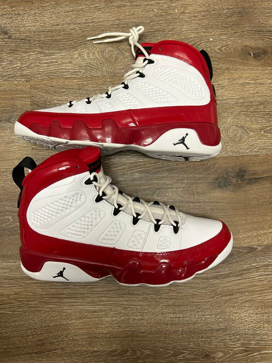Preowned Jordan 9 Gym Red size 11.5