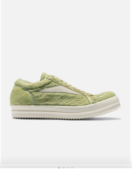 New Rick Owens Vans Green Mohair Size 44