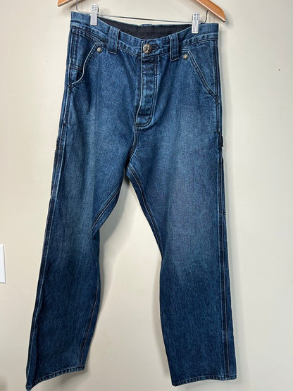 Preowned Chrome Heart Blue Denim Jeans size 31