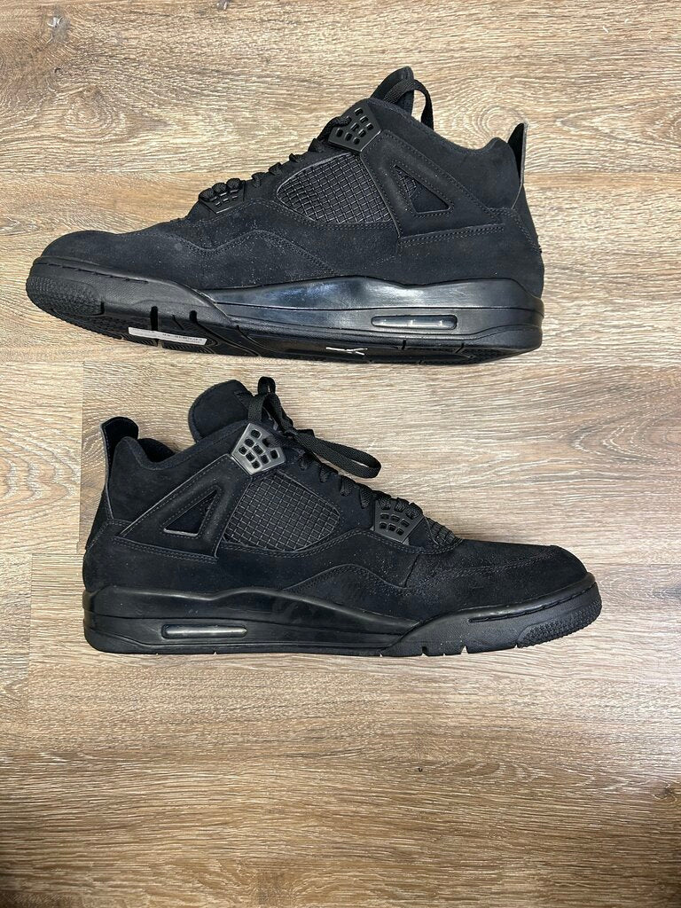 Preowned Jordan 4 Black Cat Size 16